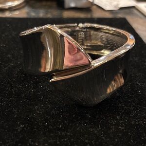 Silver Hinge Geometric Bracelet